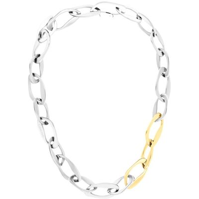 Calvin Klein Colier masiv bicolor din oțel Harmonious Connection 35000802 Calvin Klein Colier masiv bicolor din oțel Harmonious Connection 35000802