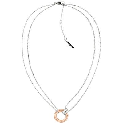 Calvin Klein Colier bicolor sofisticat Duality 35000631 Calvin Klein Colier bicolor sofisticat Duality 35000631