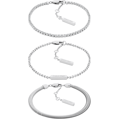 Calvin Klein Set modern de brățări din oțel CK Trio 35000796 Calvin Klein Set modern de brățări din oțel CK Trio 35000796