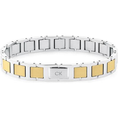 Calvin Klein Brățară bicoloră atemporală pentru bărbați Link 35100009 Calvin Klein Brățară bicoloră atemporală pentru bărbați Link 35100009