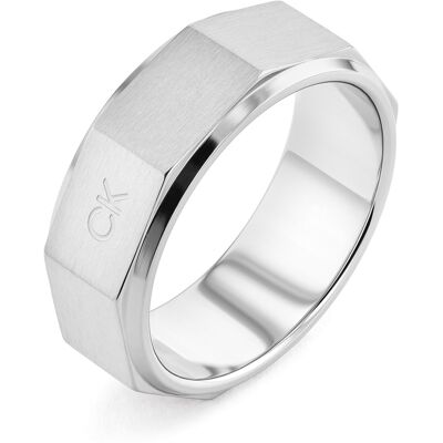 Calvin Klein Inel din oțel pentru bărbați Latch 35000316 60 mm Calvin Klein Inel din oțel pentru bărbați Latch 35000316 60 mm