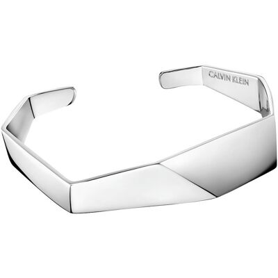 Calvin Klein Brățară deschisă din oțel Origami KJATMF0001 5,4 x 4,3 cm - XS Calvin Klein Brățară deschisă din oțel Origami KJATMF0001 5,4 x 4,3 cm - XS