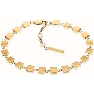 Calvin Klein Brățară placată cu aur Geometric 35000842 Calvin Klein Brățară placată cu aur Geometric 35000842