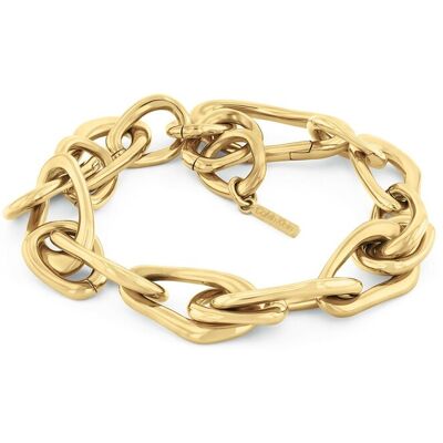 Calvin Klein Brățară din oțel placat cu aur Statement Links 35000748 Calvin Klein Brățară din oțel placat cu aur Statement Links 35000748