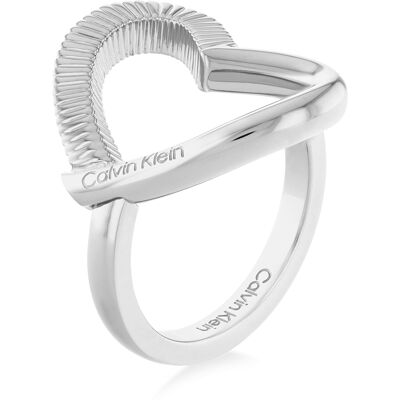 Calvin Klein Inel romantic din oțel Heart 35000439 54 mm Calvin Klein Inel romantic din oțel Heart 35000439 54 mm