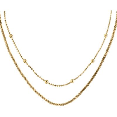 Calvin Klein Set de coliere placat cu aur CK Layered 35000950 Calvin Klein Set de coliere placat cu aur CK Layered 35000950