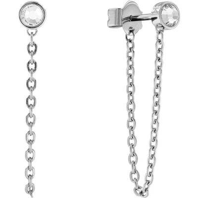 Calvin Klein Cercei eleganți cu lanț cu cristale Linked 35000107 Calvin Klein Cercei eleganți cu lanț cu cristale Linked 35000107