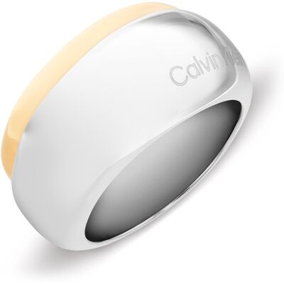 Calvin Klein Inel distinctiv bicolor de damă Refine 35000615 56 mm Calvin Klein Inel distinctiv bicolor de damă Refine 35000615 56 mm