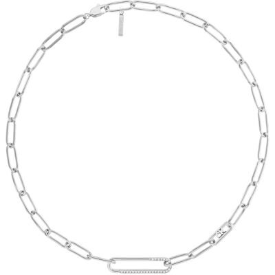 Calvin Klein Colier de oțel distinctiv pentru femei Asymmetrical Elegance 35000536 Calvin Klein Colier de oțel distinctiv pentru femei Asymmetrical Elegance 35000536