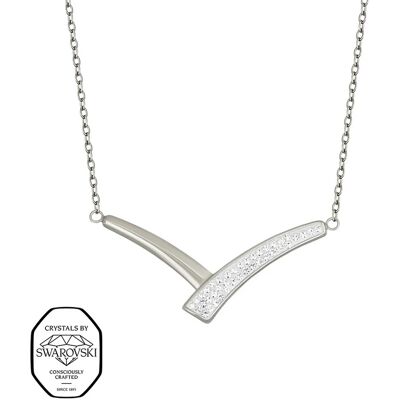CRYSTalp Colier din oțel cu cristale Swarovski Secret 12408.E CRYSTalp Colier din oțel cu cristale Swarovski Secret 12408.E