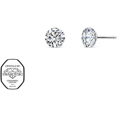 CRYSTalp Cercei tip buton din oțel cu cristal Swarovski Tubby Mini 4200.CRY.E CRYSTalp Cercei tip buton din oțel cu cristal Swarovski Tubby Mini 4200.CRY.E