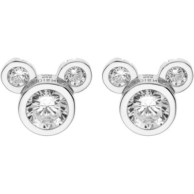 Disney Cercei strălucitori argintii Mickey Mouse E902861RZWL Disney Cercei strălucitori argintii Mickey Mouse E902861RZWL