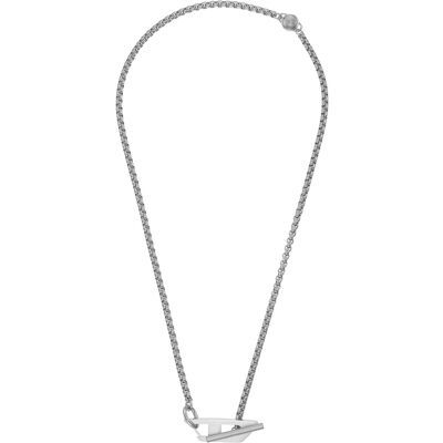 Diesel Colier fashion din oțel cu logo DX1477040 Diesel Colier fashion din oțel cu logo DX1477040
