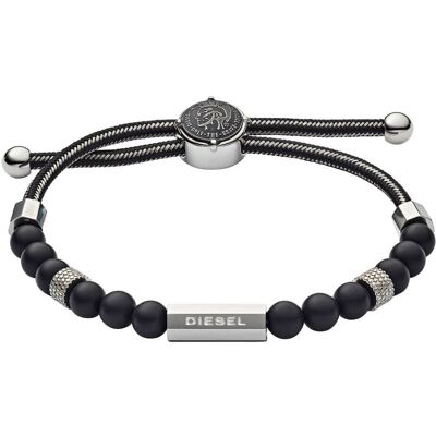 Diesel Brățară textilă pentru bărbați cu agat DX1151040 Diesel Brățară textilă pentru bărbați cu agat DX1151040