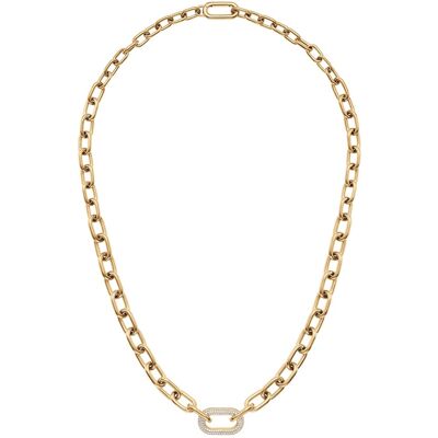 Daniel Wellington Colier luxos placat cu aur cu cristale Crystal Link DW00400589 Daniel Wellington Colier luxos placat cu aur cu cristale Crystal Link DW00400589