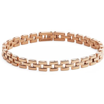 Daniel Wellington Brățară bronz fashion din oțel 3-Link DW004009 16,5 cm Daniel Wellington Brățară bronz fashion din oțel 3-Link DW004009 16,5 cm