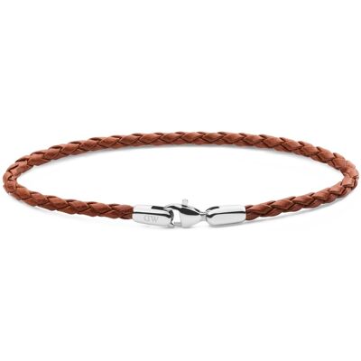 Daniel Wellington Brățară maro tricotată din piele St Mawes Daniel DW0040174 20,5 cm Daniel Wellington Brățară maro tricotată din piele St Mawes Daniel DW0040174 20,5 cm