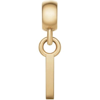 Daniel Wellington Pandantiv elegant, placat cu aur, în formă de literă „I” Charms DW00400492 Daniel Wellington Pandantiv elegant, placat cu aur, în formă de literă „I” Charms DW00400492