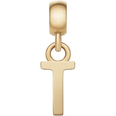 Daniel Wellington Pandantiv placat cu aur litera "T" Charms DW00400503 Daniel Wellington Pandantiv placat cu aur litera "T" Charms DW00400503