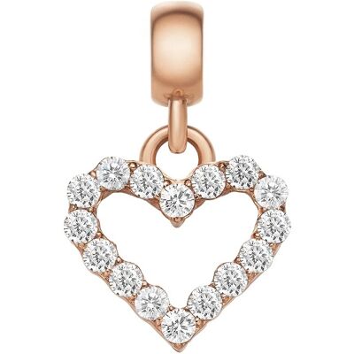 Daniel Wellington Pandantiv în formă de inimă, placat cu aur și decorat cu cristale transparente Charms DW00400427 Daniel Wellington Pandantiv în formă de inimă, placat cu aur și decorat cu cristale transparente Charms DW00400427