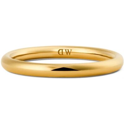 Daniel Wellington Inel unisex placat cu aur de oțel Arch DW0040190 58 mm Daniel Wellington Inel unisex placat cu aur de oțel Arch DW0040190 58 mm