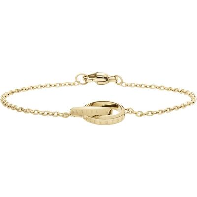 Daniel Wellington Brățară frumoasă poleită cu aur Elan Unity DW0040021 15.5 cm Daniel Wellington Brățară frumoasă poleită cu aur Elan Unity DW0040021 15.5 cm