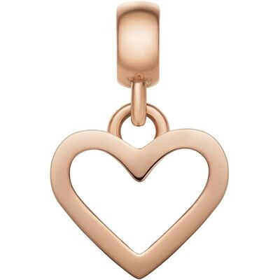 Daniel Wellington Pandantiv în formă de inimă, din oțel placat cu aur Charms DW00400428 Daniel Wellington Pandantiv în formă de inimă, din oțel placat cu aur Charms DW00400428