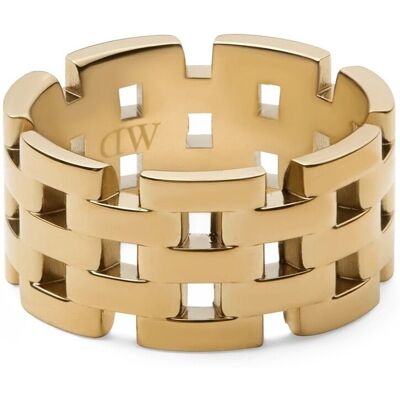 Daniel Wellington Inel impresionant din oțel, placat cu aur 5-Link DW0040100 62 mm Daniel Wellington Inel impresionant din oțel, placat cu aur 5-Link DW0040100 62 mm
