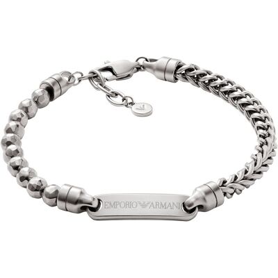 Emporio Armani Brățară modernă din oțel pentru bărbați EGS3181040 Emporio Armani Brățară modernă din oțel pentru bărbați EGS3181040