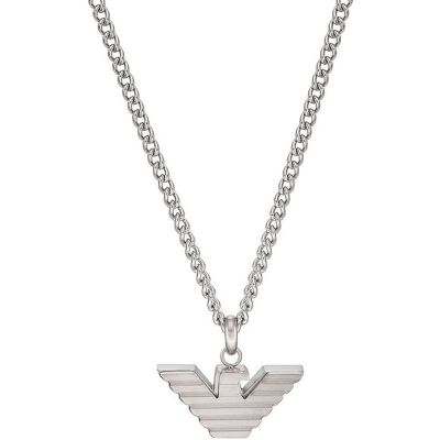 Emporio Armani Colier modern din oțel cu logo EGS2916040 Emporio Armani Colier modern din oțel cu logo EGS2916040