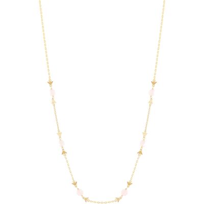 Emporio Armani Colier la modă placat cu aur cu cuarț EGS3200710 Emporio Armani Colier la modă placat cu aur cu cuarț EGS3200710