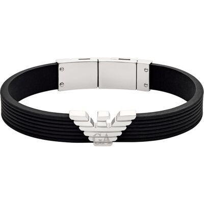 Emporio Armani Brățară stilată pentru bărbați Eagle Logo EGS3168040 Emporio Armani Brățară stilată pentru bărbați Eagle Logo EGS3168040