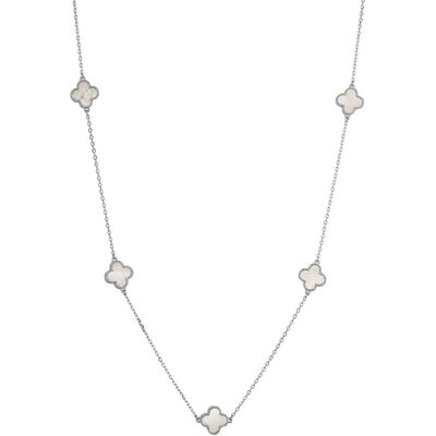 Evolution Group - Pavona Colier superb din argint Trifoi cu sidef 12150.1 Evolution Group - Pavona Colier superb din argint Trifoi cu sidef 12150.1