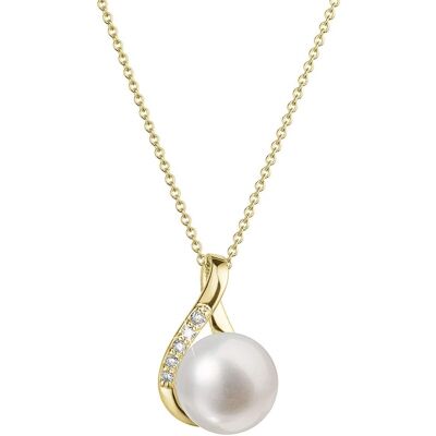 Evolution Group - Pavona Colier luxos de aur cu perlă naturală cu briliante 92PB00029 Evolution Group - Pavona Colier luxos de aur cu perlă naturală cu briliante 92PB00029