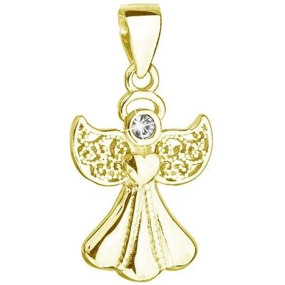 Evolution Group - Pavona Pandantiv placat cu aur cu cristal Swarovski Îngeraș 34262.1 Evolution Group - Pavona Pandantiv placat cu aur cu cristal Swarovski Îngeraș 34262.1