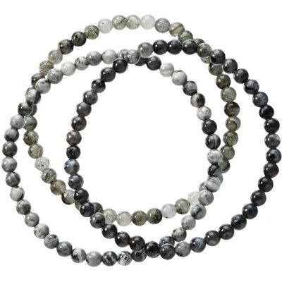Evolution Group - Pavona Set de brățări cu mărgele din pietre minerale 43043.3 negru Evolution Group - Pavona Set de brățări cu mărgele din pietre minerale 43043.3 negru