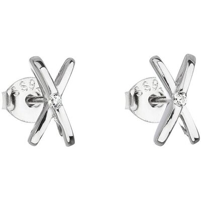 Evolution Group - Pavona Cercei stud din argint Cruci cu zirconii 11094.1 Evolution Group - Pavona Cercei stud din argint Cruci cu zirconii 11094.1