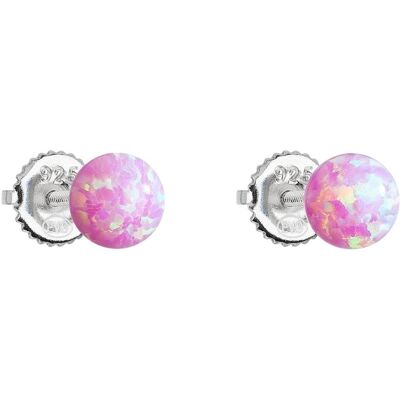 Evolution Group - Pavona Cercei din argint cu opal sintetic roz 11246.3 pink Evolution Group - Pavona Cercei din argint cu opal sintetic roz 11246.3 pink