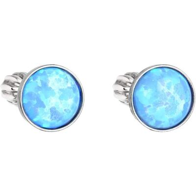 Evolution Group - Pavona Cercei din argint cu opal sintetic albastru deschis 11001.3 lt.blue Evolution Group - Pavona Cercei din argint cu opal sintetic albastru deschis 11001.3 lt.blue