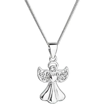 Evolution Group - Pavona Colier de argint Înger cu cristal Swarovski 32077.1 Evolution Group - Pavona Colier de argint Înger cu cristal Swarovski 32077.1
