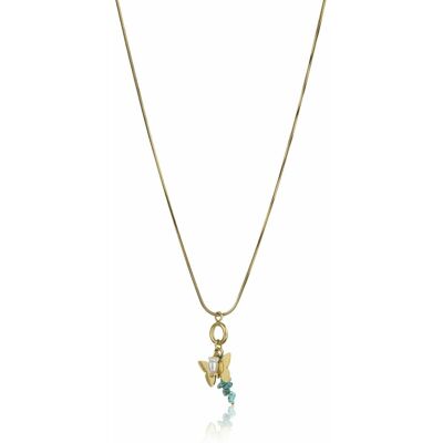 Emily Westwood Colier gingaș placat cu aur cu fluture EWN23046G Emily Westwood Colier gingaș placat cu aur cu fluture EWN23046G