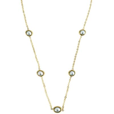 Emily Westwood Colier placat cu aur cu perle Orelia EWN260826G Emily Westwood Colier placat cu aur cu perle Orelia EWN260826G