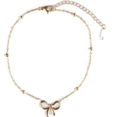Emily Westwood Brățară placată cu aur și fundiță Sylvane EWA250365G Emily Westwood Brățară placată cu aur și fundiță Sylvane EWA250365G