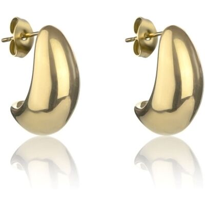 Emily Westwood Cercei eleganți suspendați din oțel placat cu aur Tear Drop Katie EWE24048G Emily Westwood Cercei eleganți suspendați din oțel placat cu aur Tear Drop Katie EWE24048G