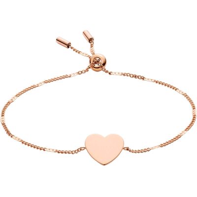 Fossil Brățară bronz cu inimioară JF02965791 Fossil Brățară bronz cu inimioară JF02965791