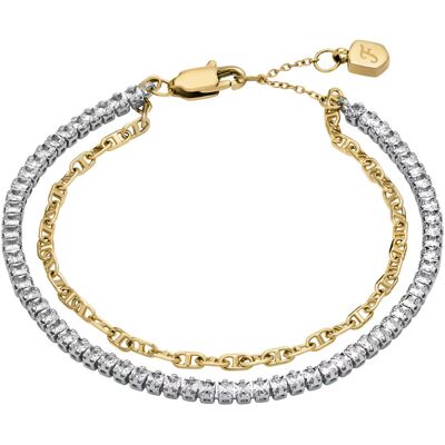 Fossil Brățară dublă bicolor Heritage D-Link JA7281998 Fossil Brățară dublă bicolor Heritage D-Link JA7281998