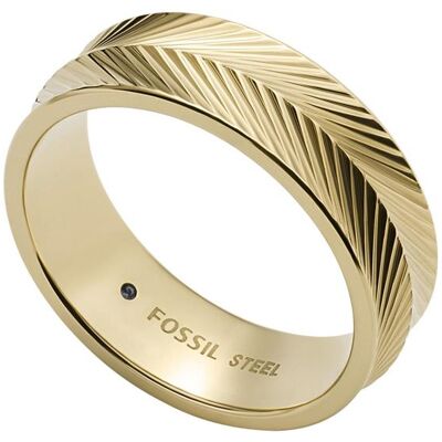 Fossil Inel elegant placat cu aur Harlow JF04118710 53 mm Fossil Inel elegant placat cu aur Harlow JF04118710 53 mm