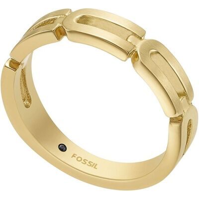 Fossil Inel elegant placat cu aur Heritage JF04694710 52 mm Fossil Inel elegant placat cu aur Heritage JF04694710 52 mm