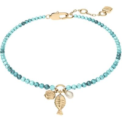 Fossil Brățară tip mărgele placată cu aur Sutton By The Sea JA7319710 Fossil Brățară tip mărgele placată cu aur Sutton By The Sea JA7319710