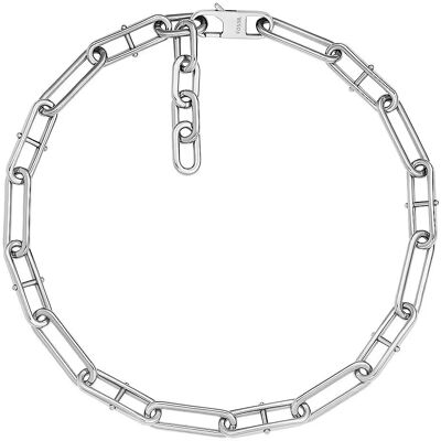 Fossil Colier masiv din oțel pentru bărbați Heritage D-Link JF04503040 Fossil Colier masiv din oțel pentru bărbați Heritage D-Link JF04503040